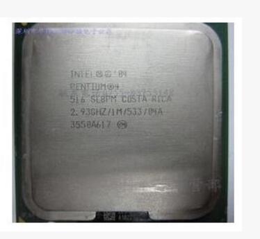 Intel Pentium 4 515 516 2.93 GHz 1M 533775 pin CPU sl8j9 sl8pm Bộ vi xử lý