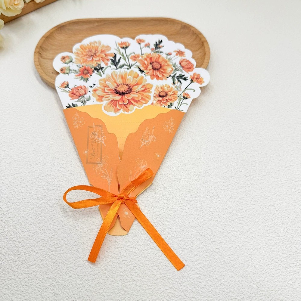 Bulk 3D Flower Bouquet Greeting Cards Thank You Cards for Mothers Day Birthday Wedding Anniversary