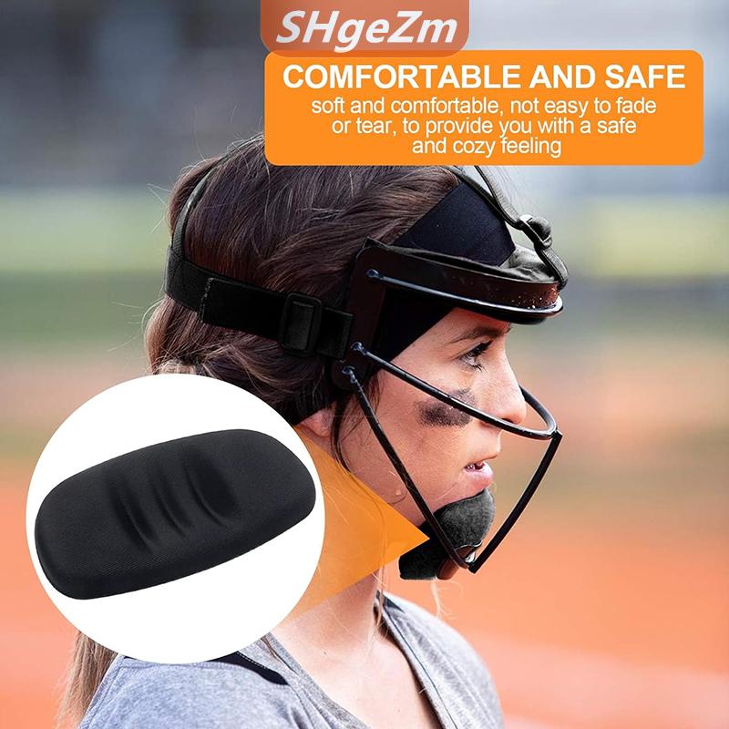 [COD] SHgeZm Softball Fielder của Facemask chin Cup bóng chày Fielder của mặt nạ chin Padding mềm bảo vệ thay thế chin Pad bìa cho thể thao