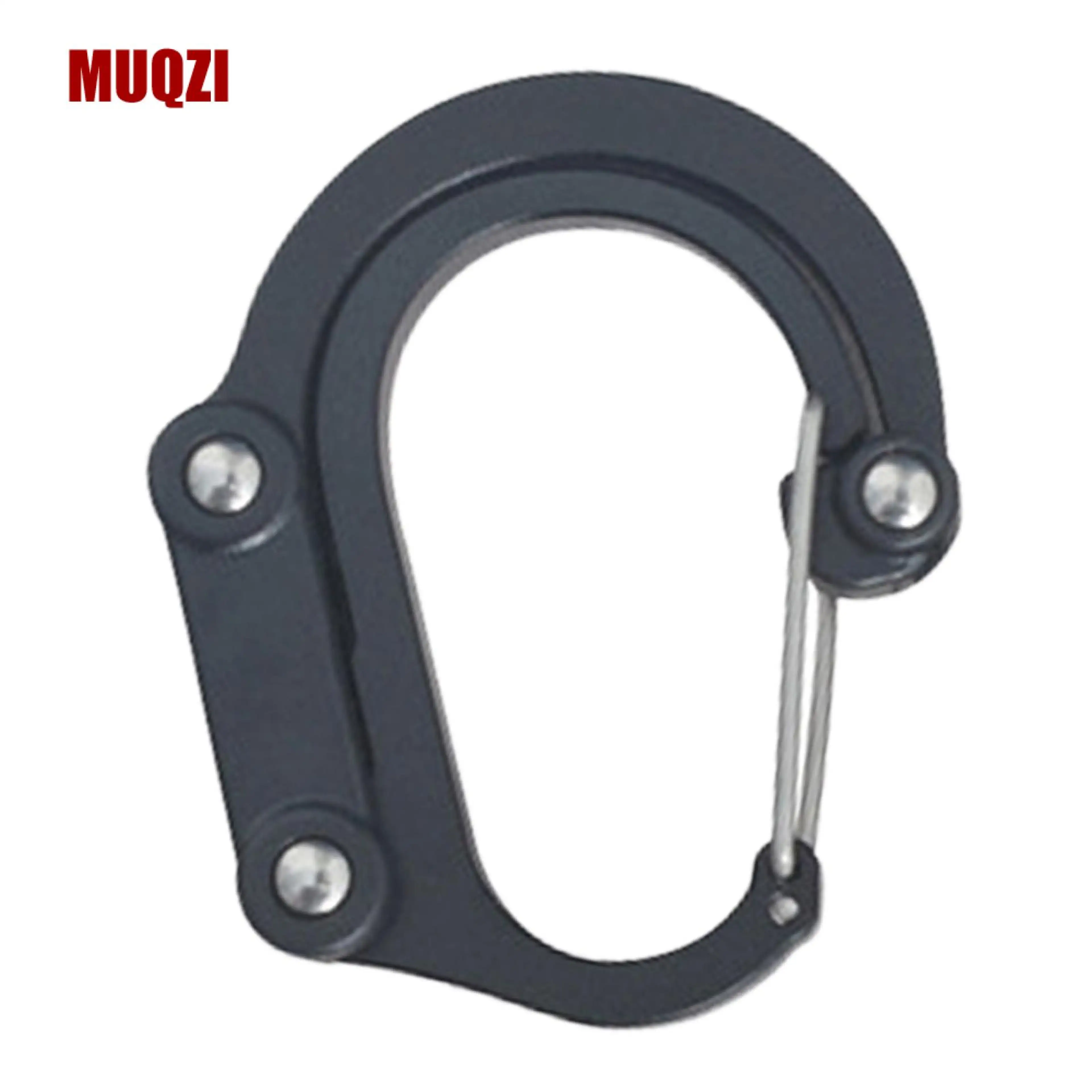 Outdoor Travel Clip Multifunctional Carabiner Multifunctional Aluminum Alloy Carabiner Clip Strong Load-bearing D-shaped Rotating Hanging Buckle for Outdoor Camping Hiking Keychain and Gear Attachment