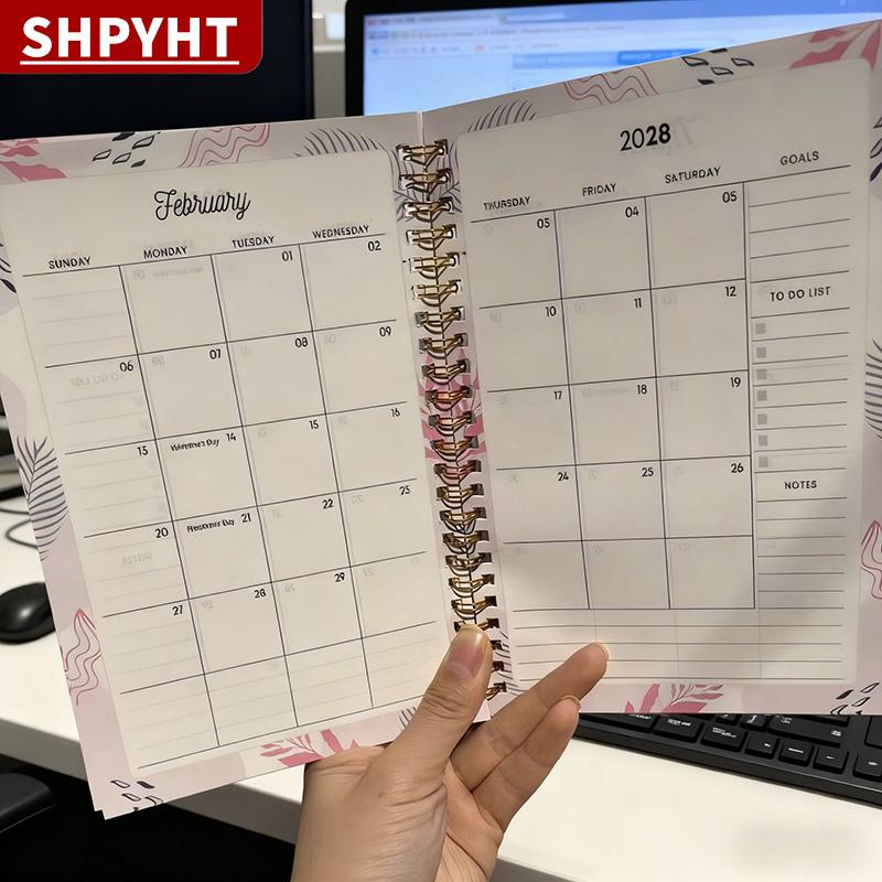 [COD] SHPYHT TOY 2026-2028 Highland Cow Monthly Planner 3 Year Calendar Monthly Weekly Planner 50 Pages Spiral Binding Notebook Journal