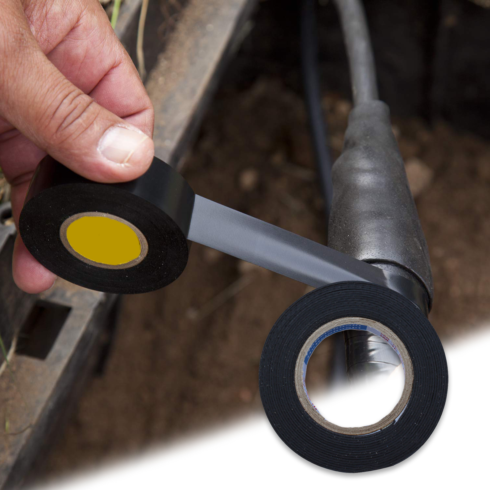 5m Insulated Tape Self-amalgamating Waterproof PVC Electrical Insulation Tape for Cable Repairing Ha