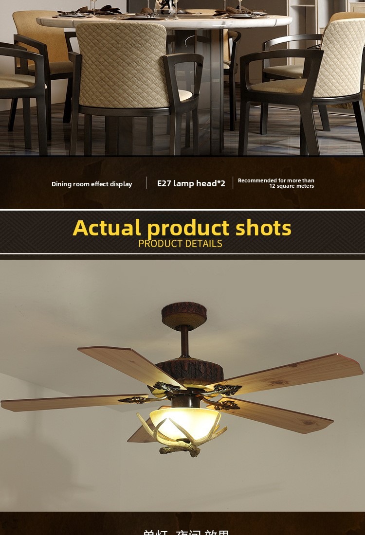 Solid wood fan light 2_10