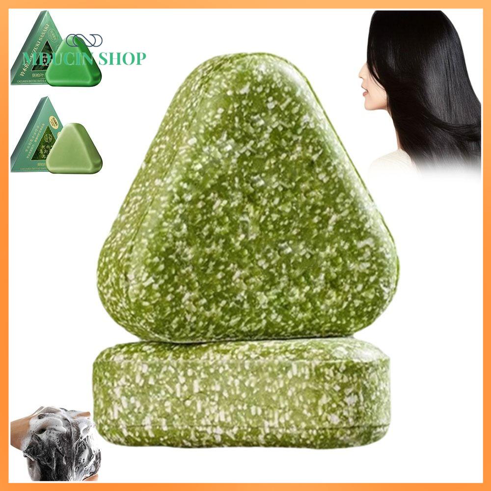 MDUCIN SHOP Tam giác tự nhiên Thanh gội đầu Kiểm soát dầu tóc Nuôi dưỡng tóc Xà phòng gội đầu  Nang tóc mềm mại và dịu nhẹ Thanh gội đầu cỏ Usman