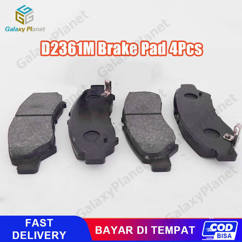 Brake Pad D2361M / Front Brake Pads for Calya / Sigra / New Carry / Sirion Cars Harga 83,700 rupiah*Gratis Ongkir