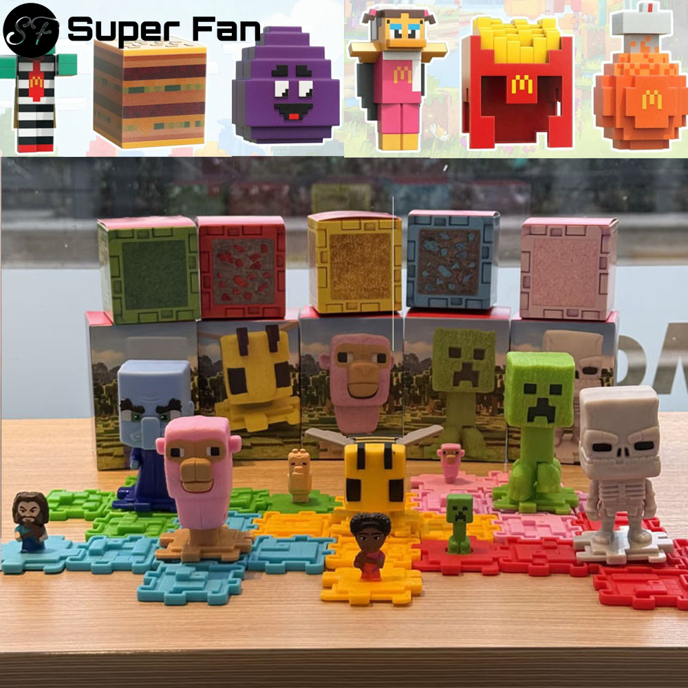 Minecraft Action Figure Creeper Bee Evoker Steve Collectible