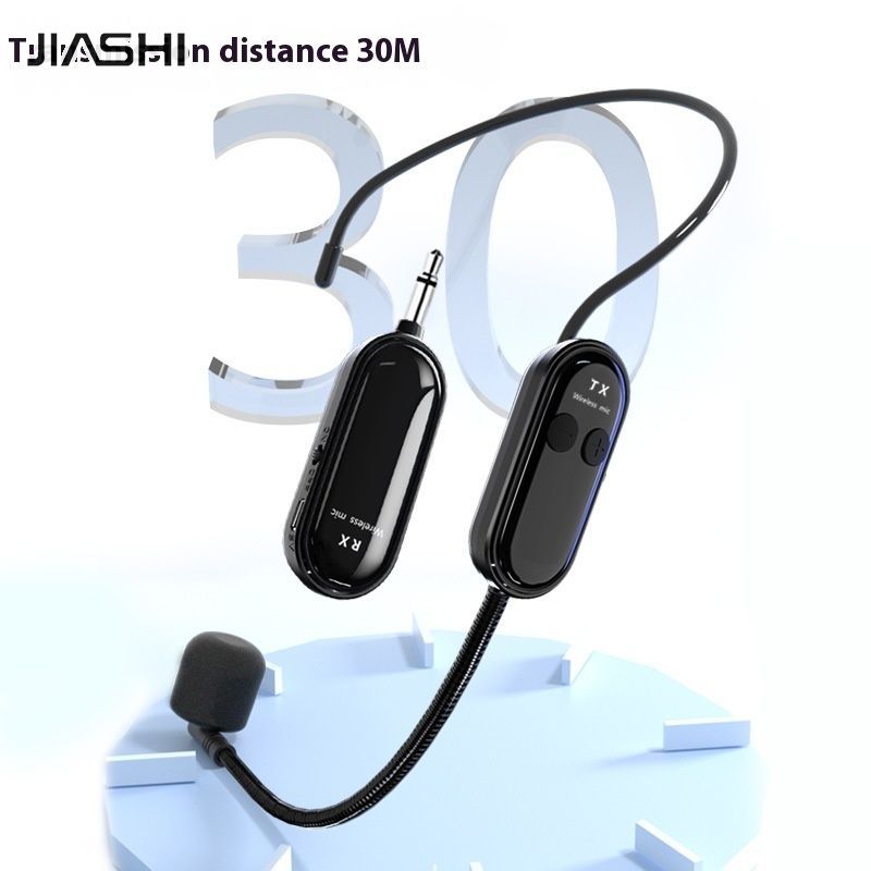JIASHI 2.4G Wireless Headset Mic with 30M Range for KTV, Stage Performances, and Conferences ราคา 362 บาท*ส่งฟรี