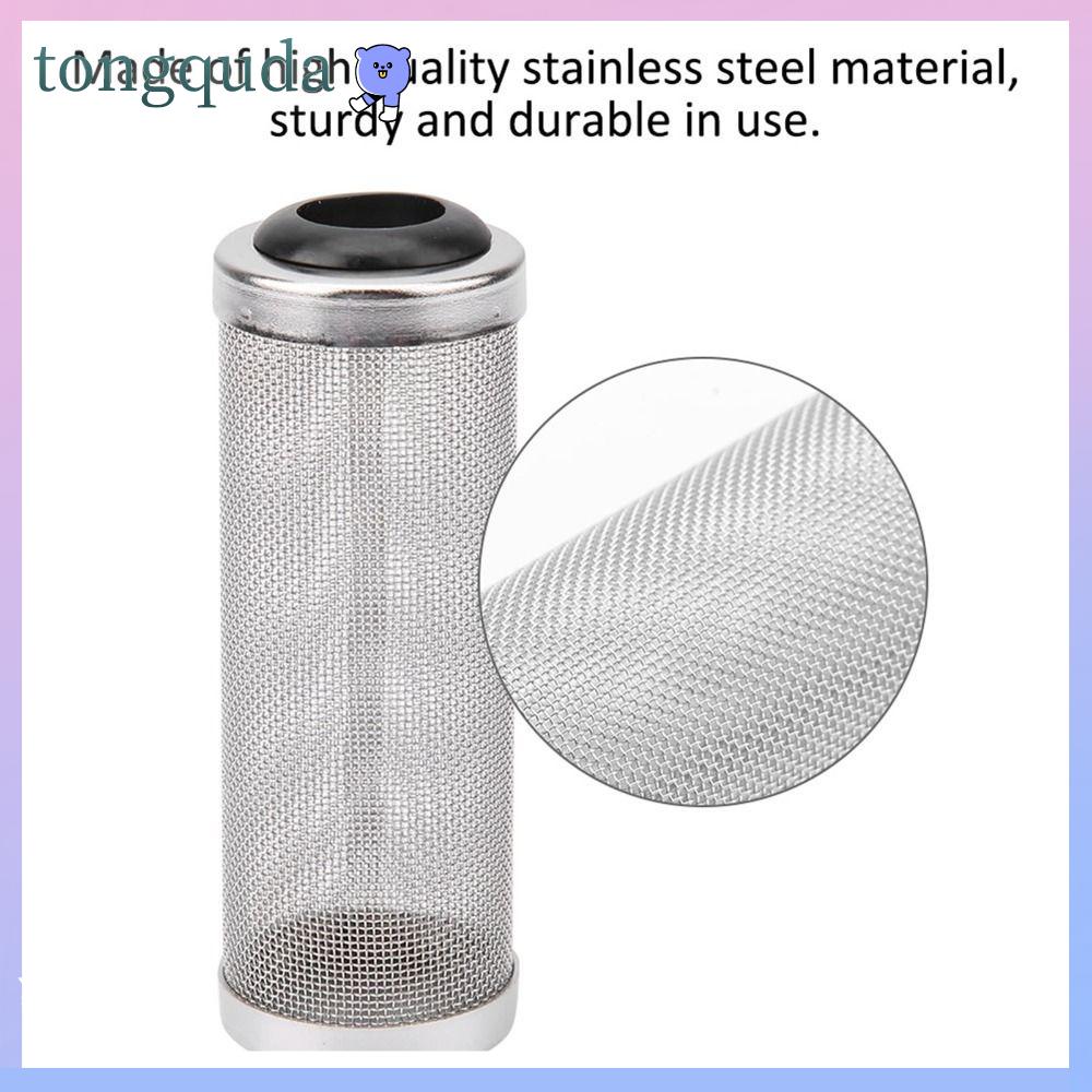 TONGQUDA silicon Lưới lọc bể cá Lưới thép không gỉ Ống lọc trước  loại Vỏ bọc bộ lọc Người bảo vệ Bọc lưới ống lưới Bộ lọc tôm Hít thở bể cá