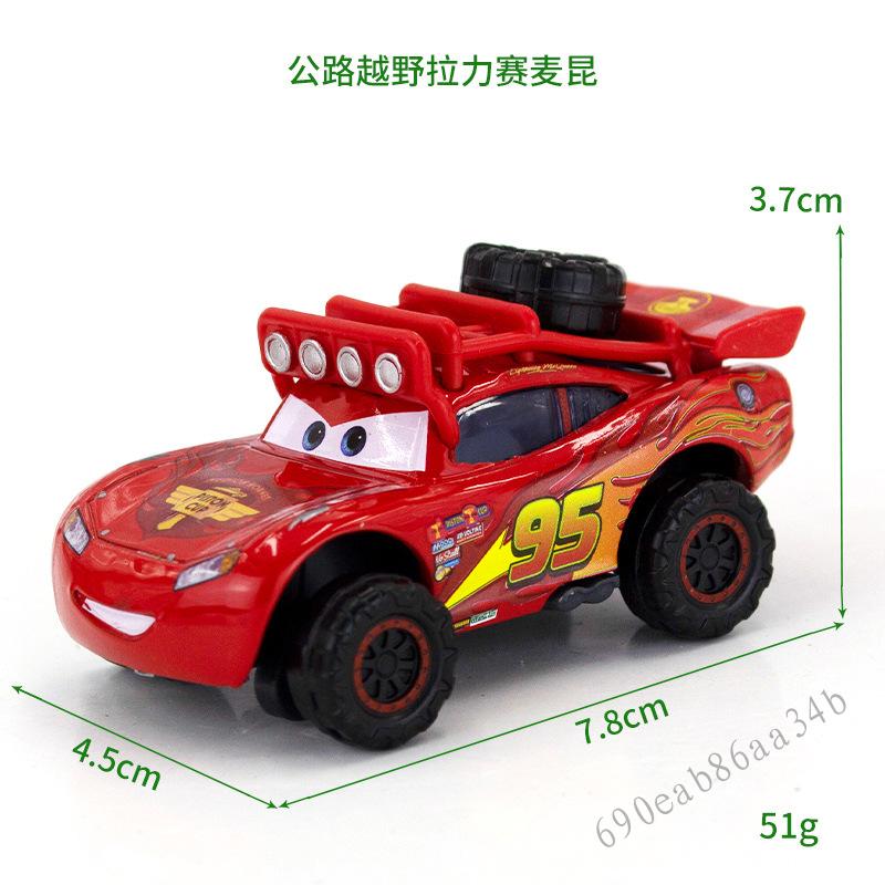 Ô tô đồ chơi hợp kim Lightning McQueen số 66 - Mô hình kim loại quà tặng giáng sinh cho trẻ em - 3