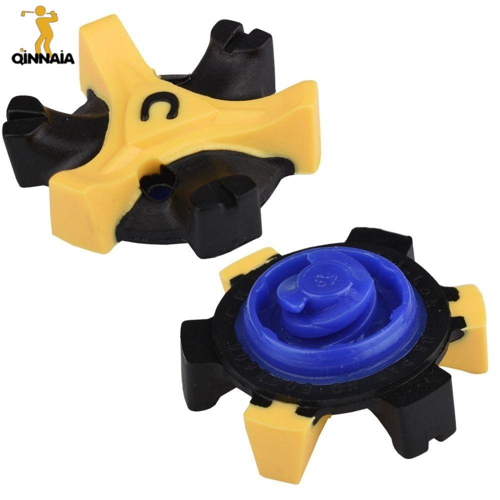QINNAIA 14 cái Mềm Đồ chơi golf Chống trượt Thay thế gai ngắn Đinh vít Răng Giày Dụng cụ hỗ trợ tập luyện golf Đinh Giày Golf Ghim Giày