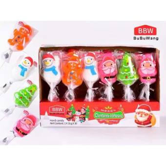 HỘP 30 CÂY KẸO GIÁNG SINH ,KẸO MÚT HÌNH ÔNG GIÀ NOEL,NGƯỜI TUYẾT,CÂY THÔNG V.V... KẸO NOEL