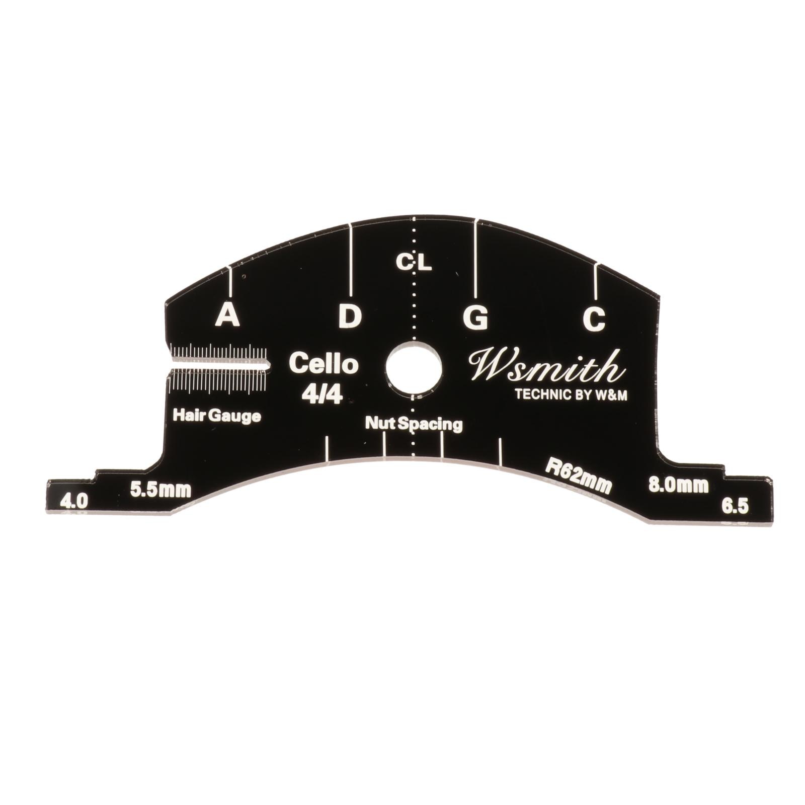 Violin Bridge Mold Template Reference Repair for 1/2 3/4 4/4 Size Violins