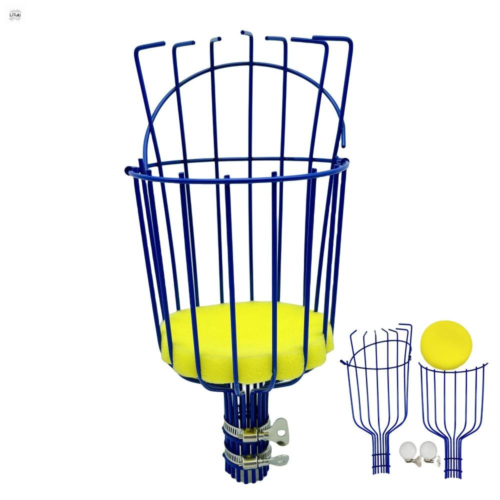 LITUILI Giỏ sâu Đầu hái trái cây Độ cao Chọn Dụng cụ bắt trái cây Di động Có thể điều chỉnh Dụng cụ lấy trái cây Trang trại