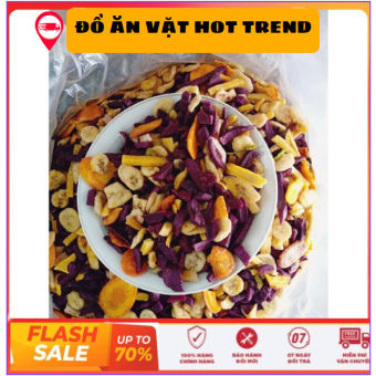 1kg hoa quả thập cẩm vụn sấy giòn