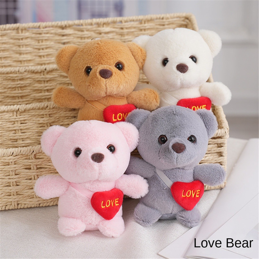 12cm Cute Little Bear Stuffed Toy Birthday Gift Valentines Gift For Girls ราคา 33 บาท*ส่งฟรี