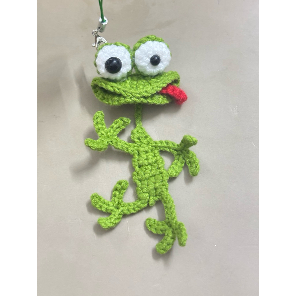 Móc khóa len vô tri móc khóa handmade tặng kèm khóa
