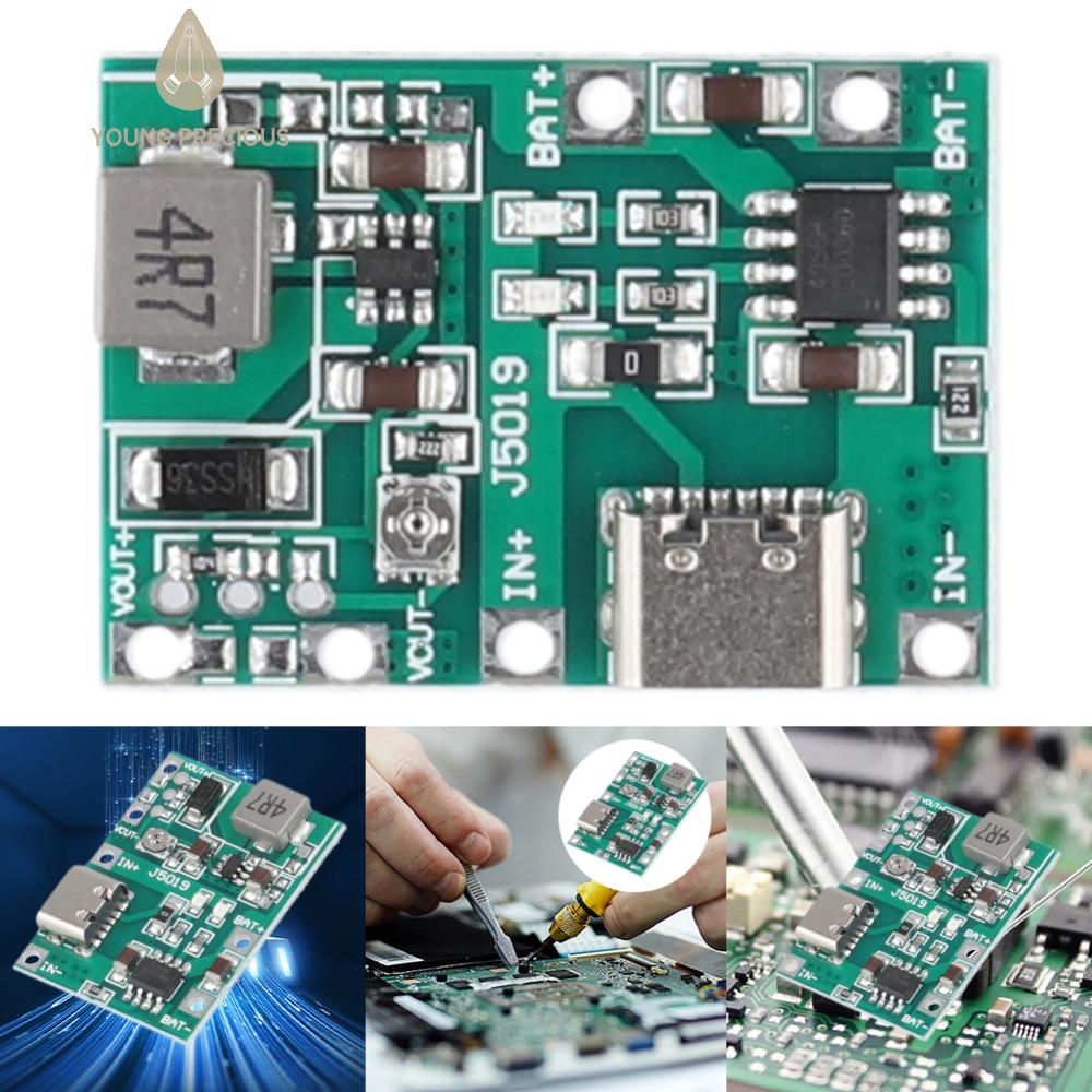 DC-DC Step Up Module Type-C Charging Step Up Boost Module 5V 2A Lithium Li-ion 18650 Battery Charger Board DC4.3-27V Adjustable DIY Kit Parts Giá 43,800 Đồng*Miễn phí vận chuyển