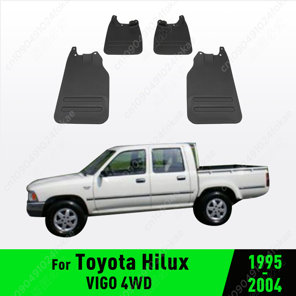 For Toyota Hilux VIGO 4WD1995-2004 With Running Boards Fender Mudguard Mud Flaps Guard Splash Flap Mudguards Car Accessories ราคา 727 บาท*ส่งฟรี