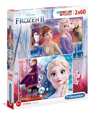 Clementoni 2x60Pcs Disney Frozen 2 Jigsaw Puzzle