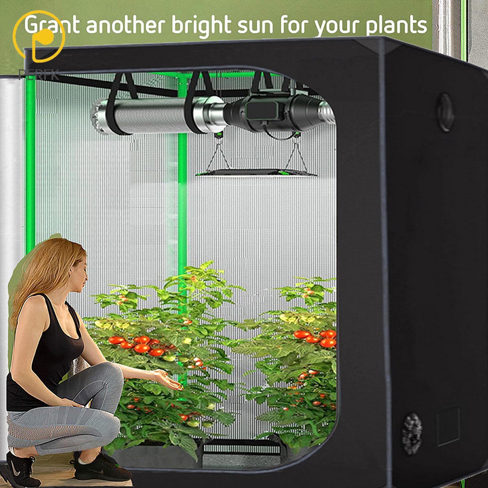 Perfk Grow Tent Plant Growing Tent Indoor Room Viewing Window Versatile Enhanced Lighting Plant Container for Bonsai Small Trees ราคา 4,038 บาท*ส่งฟรี