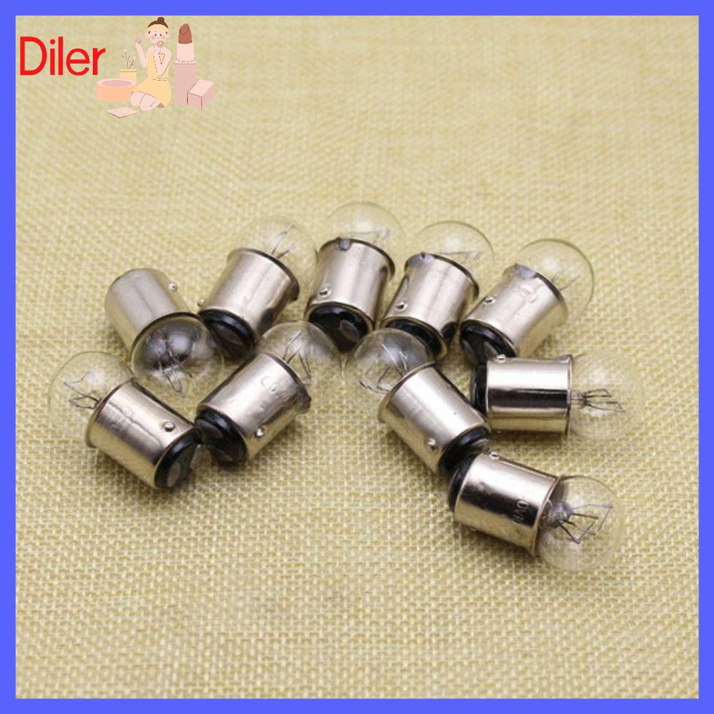 DILER 2pcs 2 phong cách Bóng Đèn Xe Máy 12V 48V 60V Bóng đèn Mới Bóng đèn phanh Phụ tùng xe đạp điện