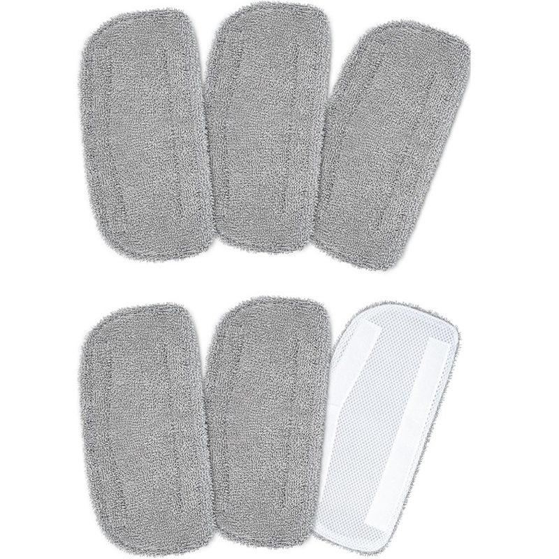[Waanon]6 Packs Steam Mop Pads for GorFanty GF-6610B/GF-6610, Neugo NE033/NE033M & Mxnsewr Steam Mop, Washable Microfiber Cloth