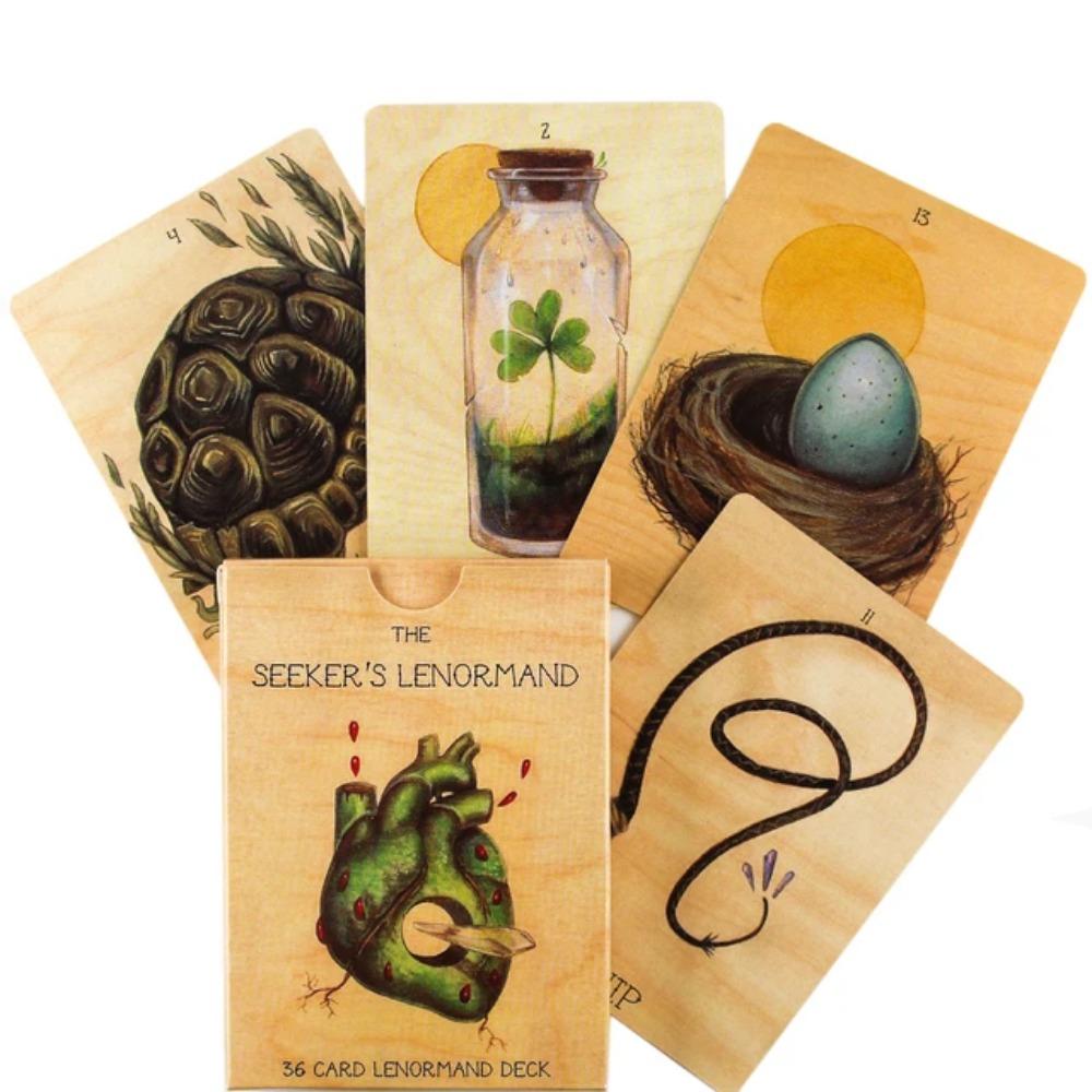 The Seeker's Lenormand Deck 36 Pcs Simple Objects with Multi-purpose Symbolism 9.4*6.6cm