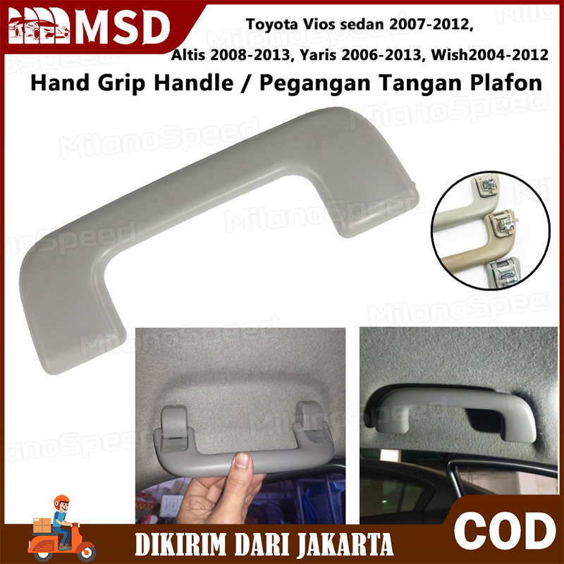 Toyota Vios sedan handle 2007-2012, Altis 2008-2013, Yaris 2006-2013, Wish2004-2012, light gray, vios roof handles 74610 handrails handle Harga 45,000 rupiah*Gratis Ongkir