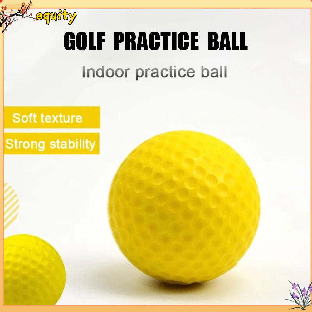 EQUITY 10PCS PE Bóng tập golf trong nhà Không xốp Đàn hồi Bóng Xốp tập golf Nhiều màu Đồ chơi golf Ngoài trời