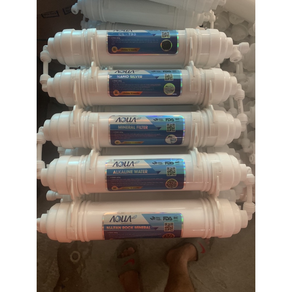 Bộ tạo khoáng máy lọc nước ro - quả lọc số 5-6-7-8-9 aqua