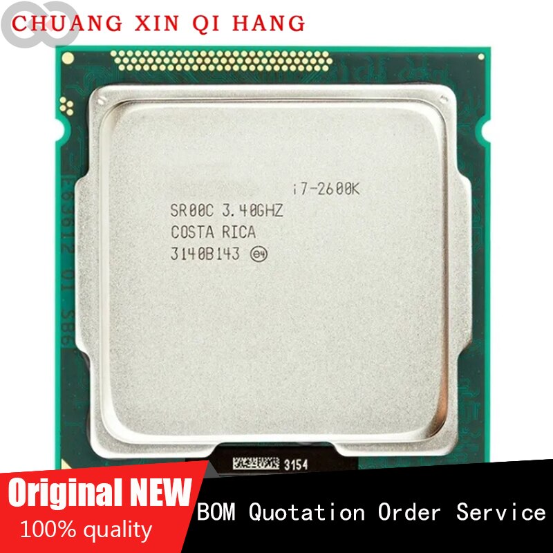 I7-2600K i7-2600K sử dụng cho I7-2600 I7-2600S I7-2600K I7-3770 I7-3770S I7-3770K Quad-core LGA 1155