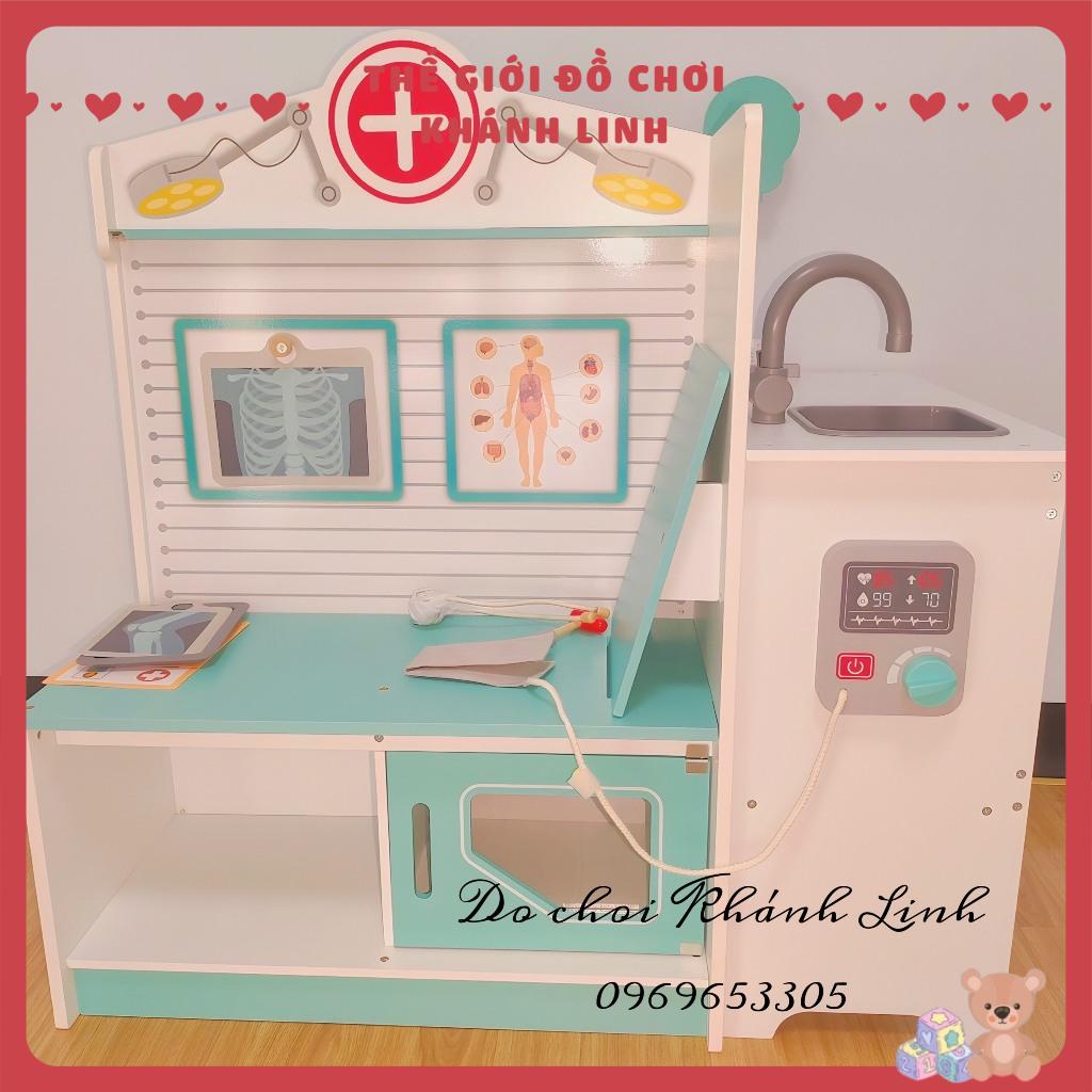 Đồ chơi nhập vai phòng khám bác sĩ bằng gỗ 90cm