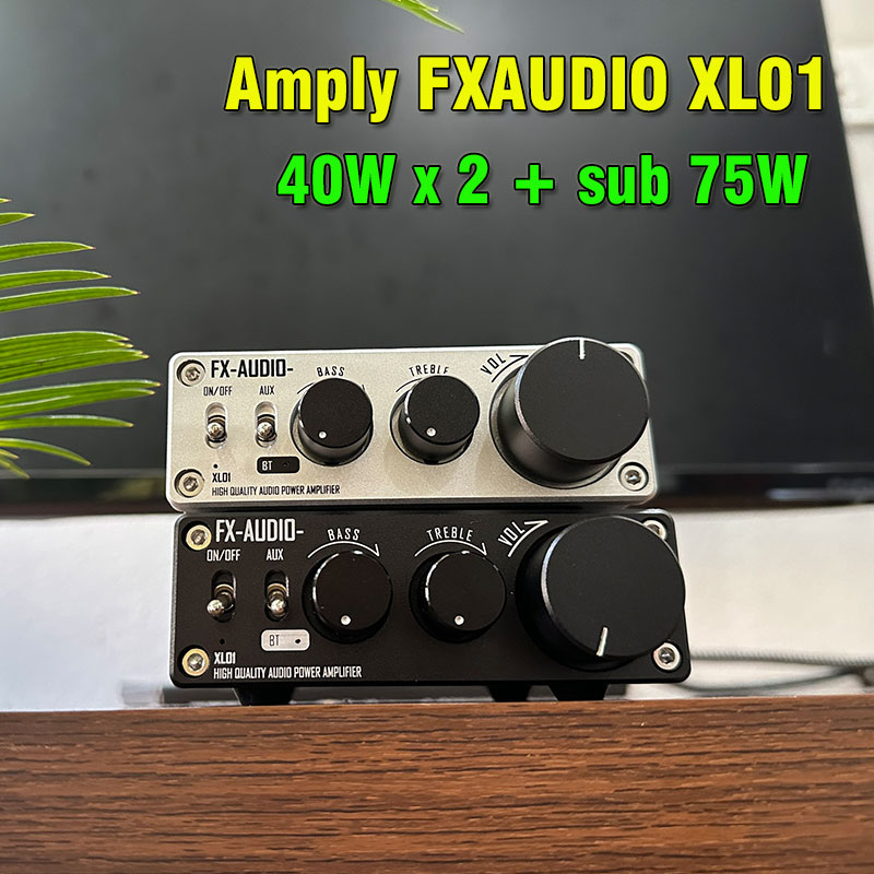 Bộ khuếch đại công suất âm thanh fx-audio xl01 - amply mini xl01 - amply 2.1