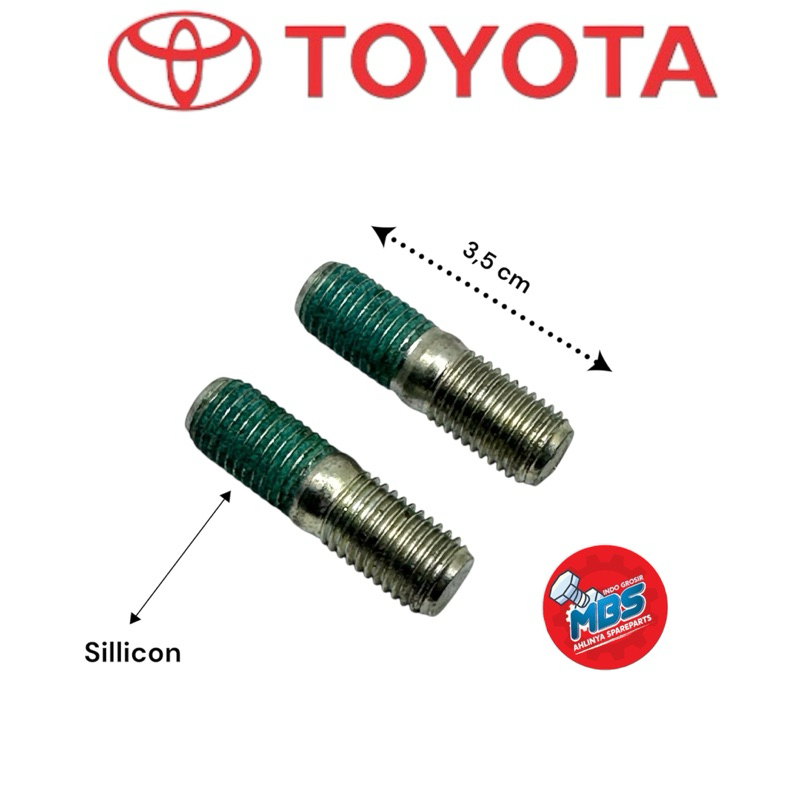 BIG BAUT 14 14 TANEM M10 PANJANG 3,5cm 90116-10076 Bolt 1969-1996 Toyota Land Cruiser Hartop 9011610076 COD Harga 25,550 rupiah*Gratis Ongkir