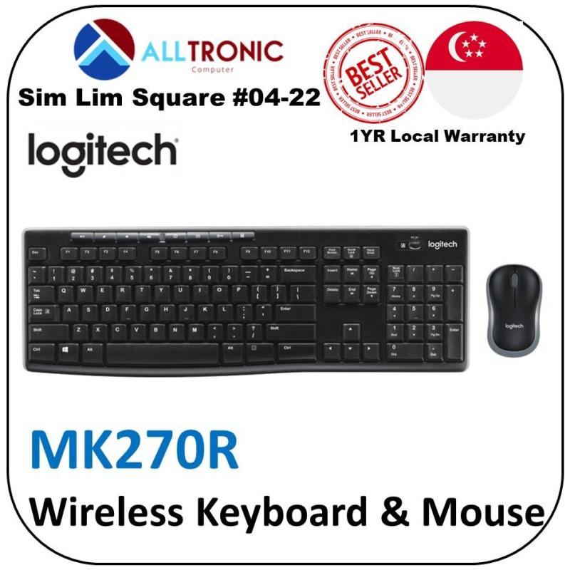 Logitech MK270r Wireless Keyboard Mouse Black Combo /3Yrs Local Warranty/Singapore Authorised Reseller Singapore