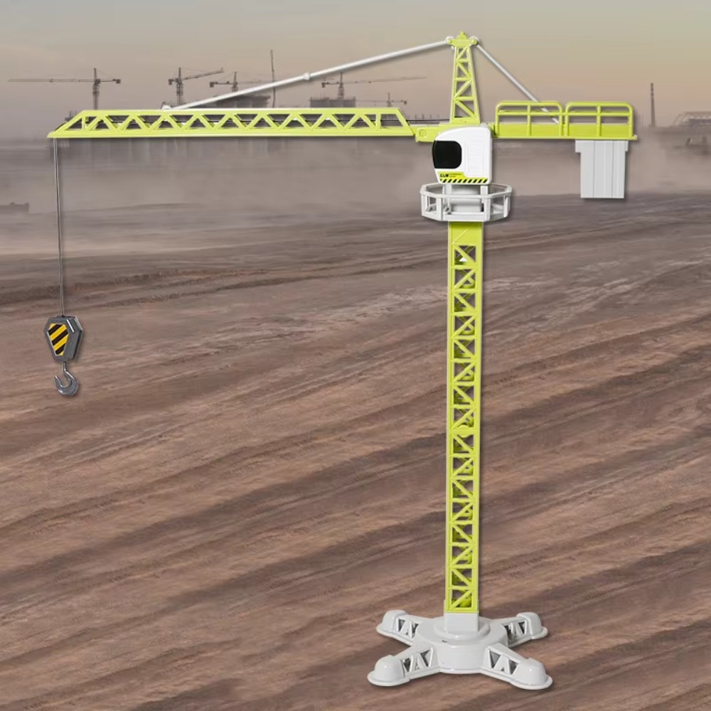 EODKUS Máy xúc lật Mô hình cần cẩu tháp Tháp nâng Mô phỏng Mô hình xây dựng ô tô Quà sinh nhật Mô hình đúc Đồ chơi xe công nghệ Quà tặng cho bé trai - 4