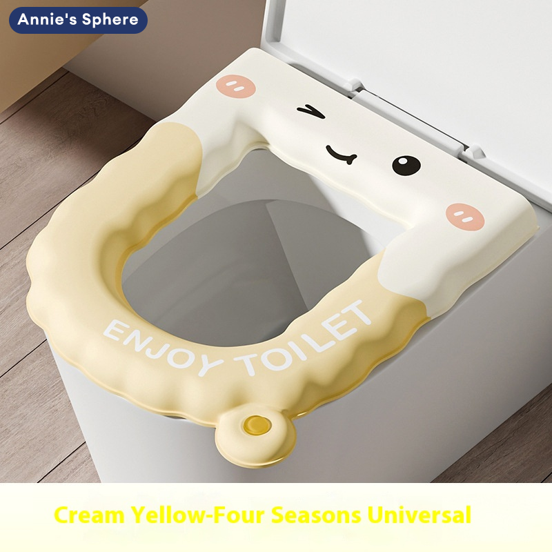 Vỏ Bệ ngồi toilet hoạt hình không thấm nước dễ thương của Annie với thiết kế cầm tay thơm