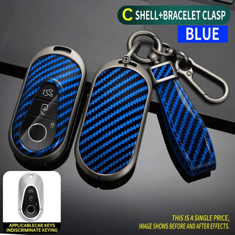 Lovely Heart Car Key Case Cover Shell for Mercedes Benz 2021 C Class S  Class W223 S350 S400 S450 S500 C200 C260 2021 Accessories