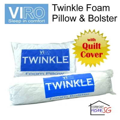 [3Days Delivery] VIRO Twinkle Pillow & Bolster Bundle[New Seller Promo] Fast Delivery