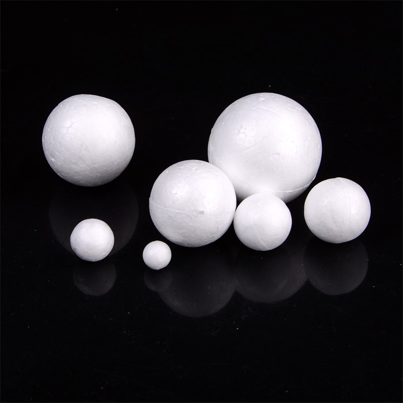 【Youer】 20 quả bóng xốp polystyrene mô hình 10-40mm 20 quả bóng xốp polystyrene tạo hình quả bóng thủ công màu trắng để tự làm christma 20 quả bóng xốp polystyrene tròn màu trắng mô hình quả cầu Xốp Thủ Công 20 quả bóng xốp polystyrene mô hình quả cầu Xốp