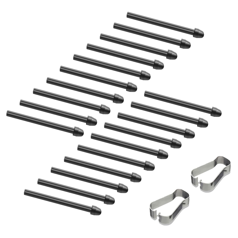 20 Pcs Pen Tips for 2 Pen, Soft Pen Tips Replacement for 2 Stylus Marker Plus Pen Nibs with Tool