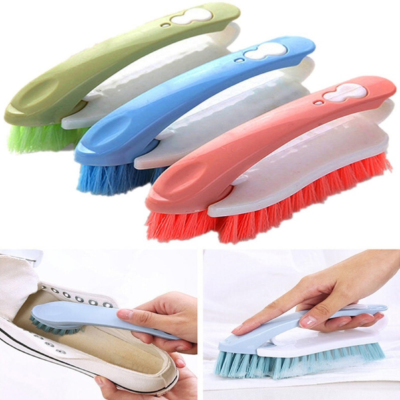 Bàn chải rửa xách tay dễ dàng dụng cụ làm sạch cầm tay Thiết bị khử bụi cho bàn chải vệ sinh phòng tắm 2