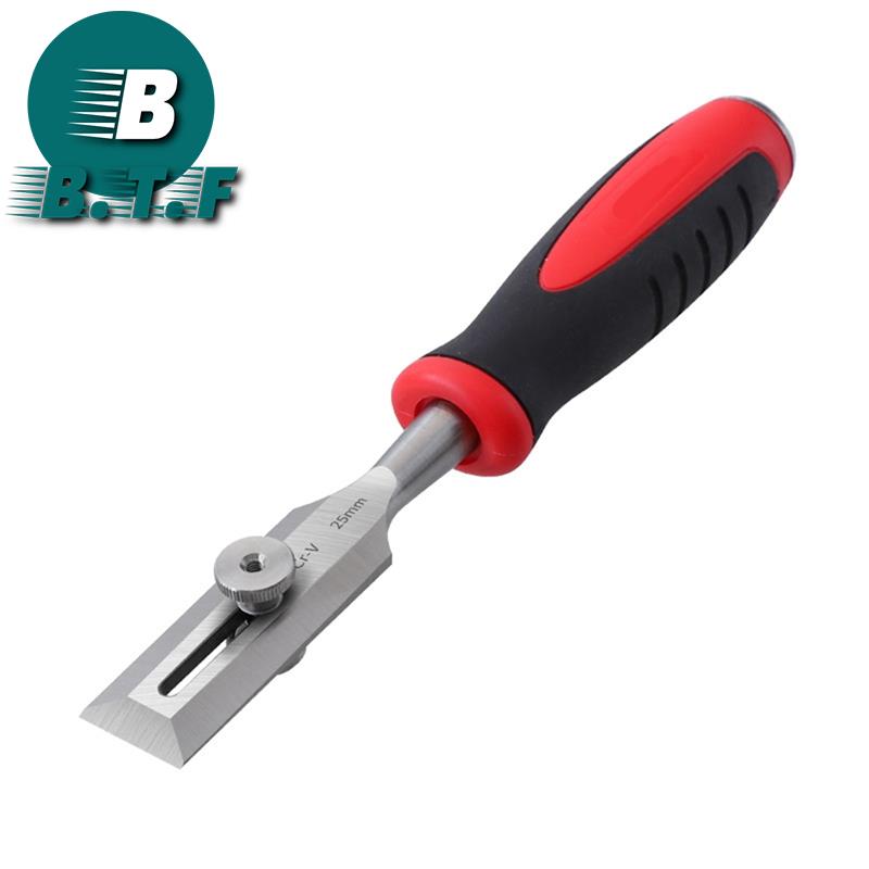 B.T.F-Limitable Chisel Adjustable 25mm Wood Limitable Chisel Woodworking Carving Chisel for Carpenter Limitable Chisel