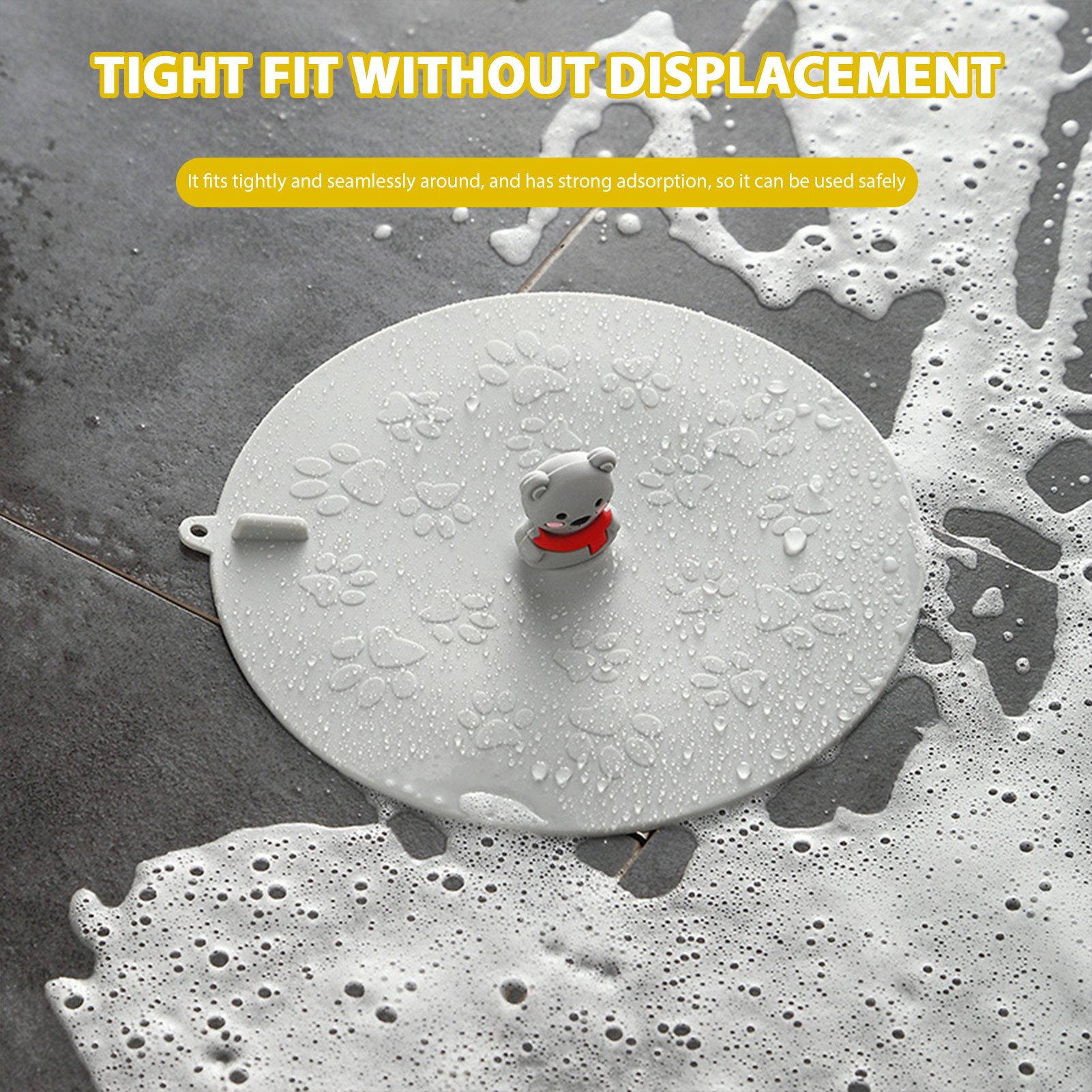 MRB Cartoon Silicone Floor Drain Cover Deodorant Sealed Drain Filter Shield