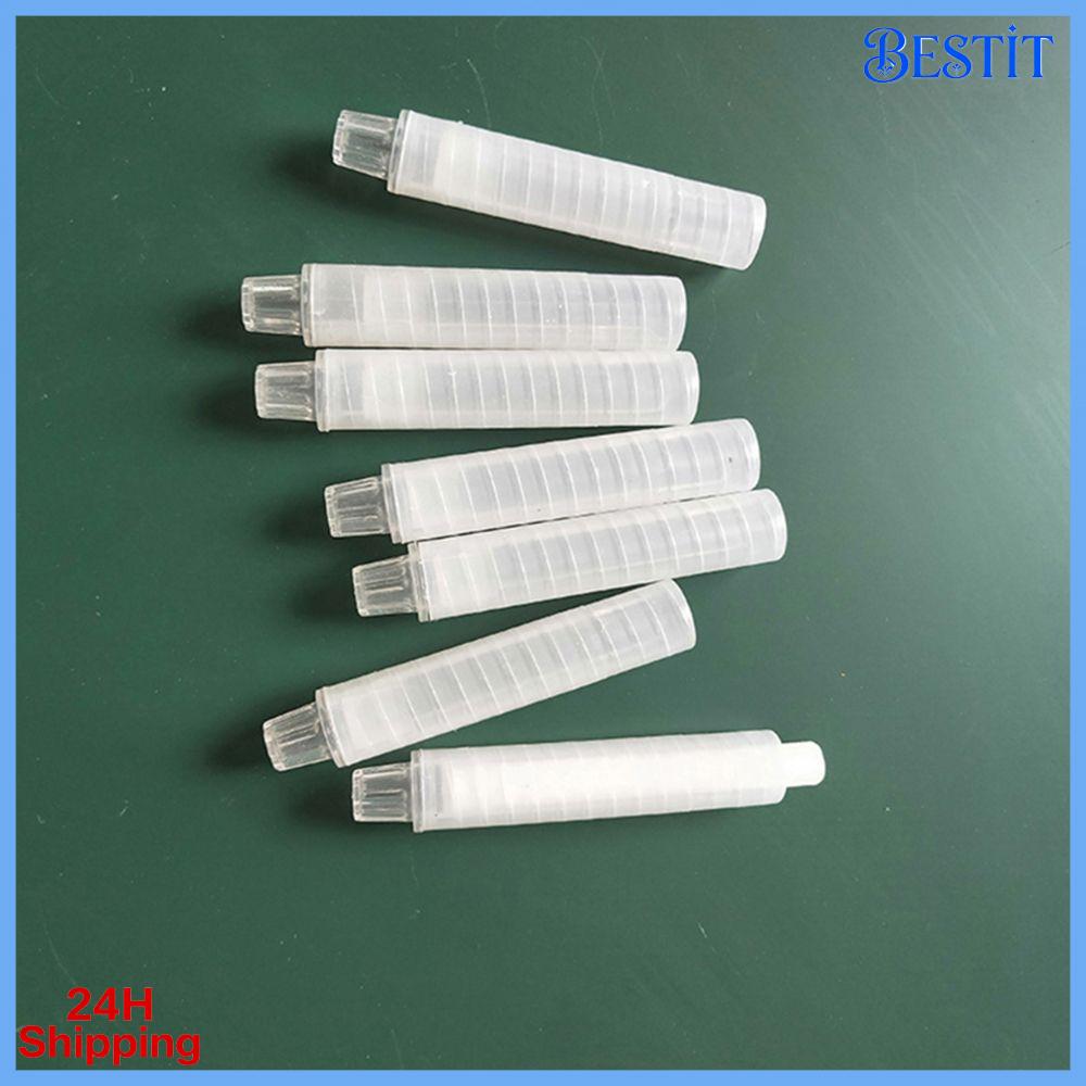 BEYO7 5PCS/Set Có thể điều chỉnh Trong suốt Tái sử dụng Mở rộng Chalk Bảo Vệ Chalk Clip Bìa Chalk Pen Chủ
