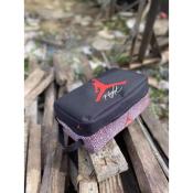 Black Cement Flight Shoe Bag - Dust Proof Shoe Box