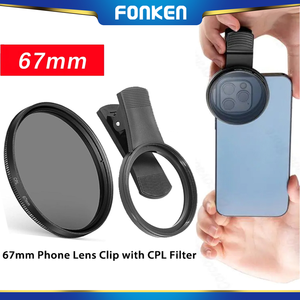 Portable Universal 52mm Thread Clip For Cell Phone Camera Assistant Lens And Effects Filters, For IPhone, Samsung And Other Camera Phone Lens Installation 52mm ND, CPL, UV And Other Filters - View #9