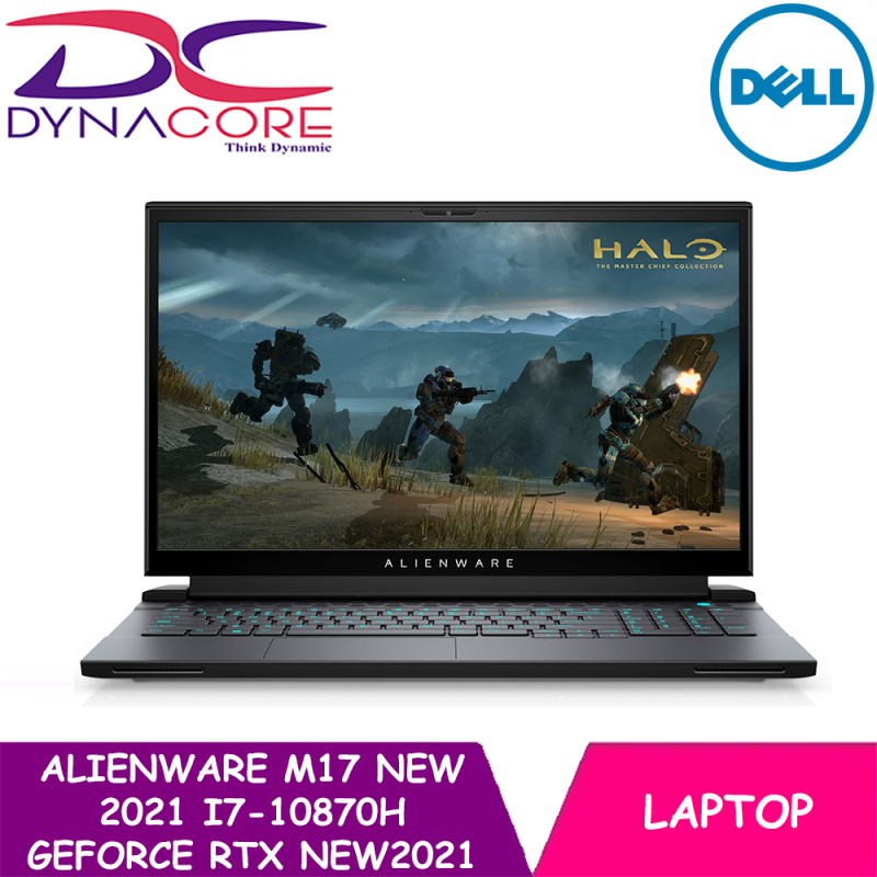 DYNACORE - DELL Alienware m17New2021 BLACK COLOUR 17.3 FHD | i7-10870H | DDR4 2933MHz | NVIDIA GeForce RTX New2021 | 512GB SSD | WIN 10