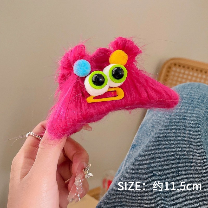 Aishg sang trọng tóc nhiều màu Clip kỳ cục xấu xí dễ thương xấu xí búp bê lấy Clip mùa thu và mùa đô