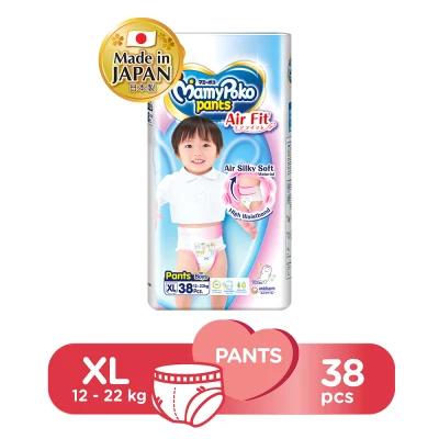 MamyPoko Air Fit Pants Boy Diapers XL 38pcs (12-17kg)